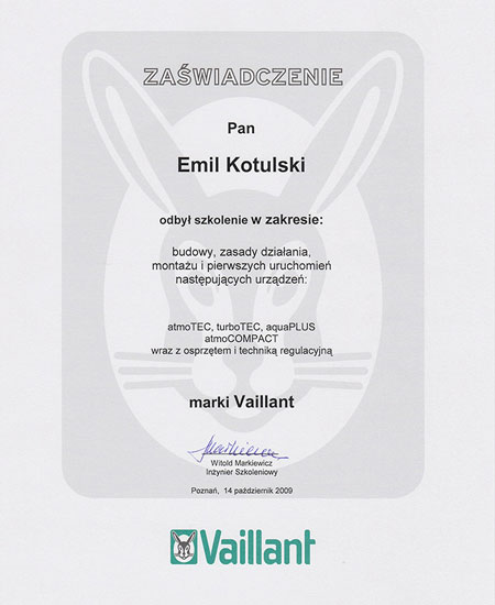 Certyfikat Super Hydraulik Wrocław